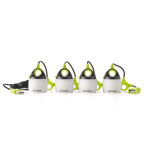 Goal Zero Light-A-Life Mini 4-Pack W/ Shades - Ascent Outdoors LLC