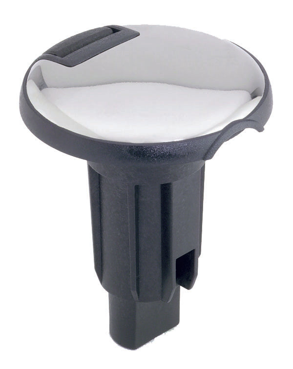 Attwood Round Stainless Steel 2-Pin Straight Light Base