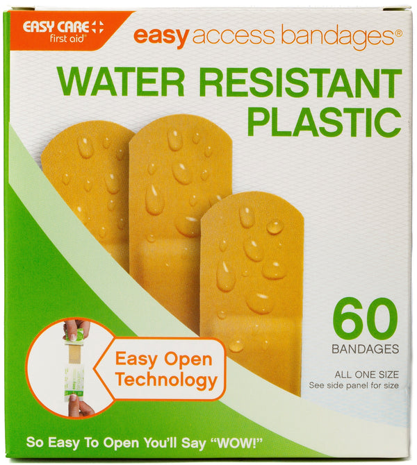 Easy Care Easy Access Bandages 1" X 3" Plastic 60 Count