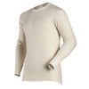 ColdPruf Men's Authentic Dual Layer Long Sleeve Wool Plus Crew Neck Base Layer Top