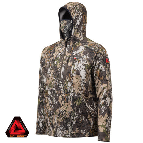 Huntsworth 1/2 Zip with Facemask Heat Boost Softshell Hoodie Men's
