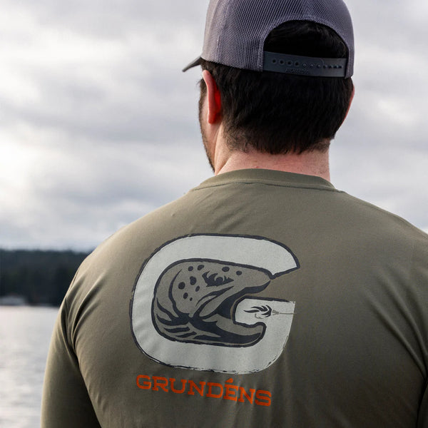 Grundens G Trout LS Tech Tee Men's