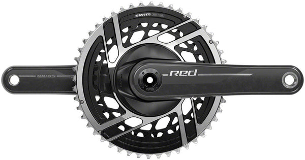 Sram RED Crankset - 165mm, 2x 12-Speed, 48/35t, 8-Bolt Direct Mount, DUB Spindle Interface, Natural Carbon, E1