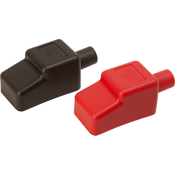 Sea Dog Battery Terminal Covers Red Black Pair
