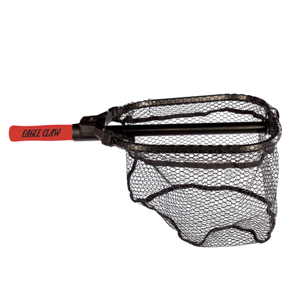 Eagle Claw Folding Net Large 33"- 75.5" Rubberized Nylon Netting