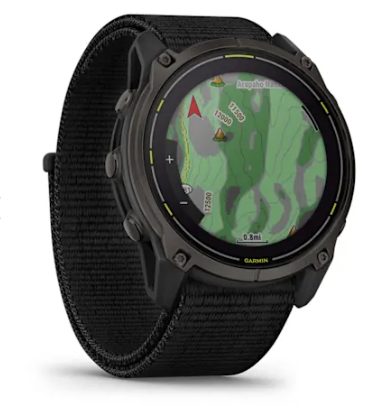 Garmin Enduro 3 – 51 mm Crbn Gry DLC Ti w/Blk Sport Loop Band