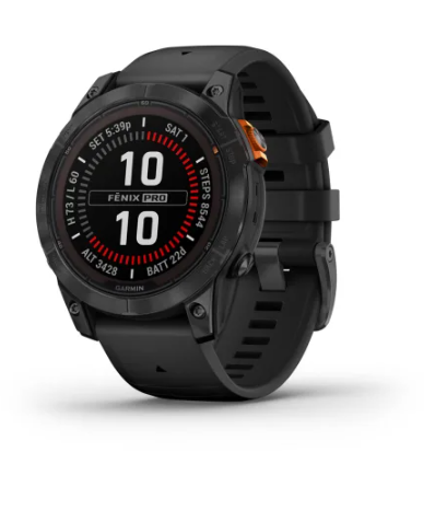 Garmin fenix 7 Pro Solar Glass Slate Gray w/Black Band