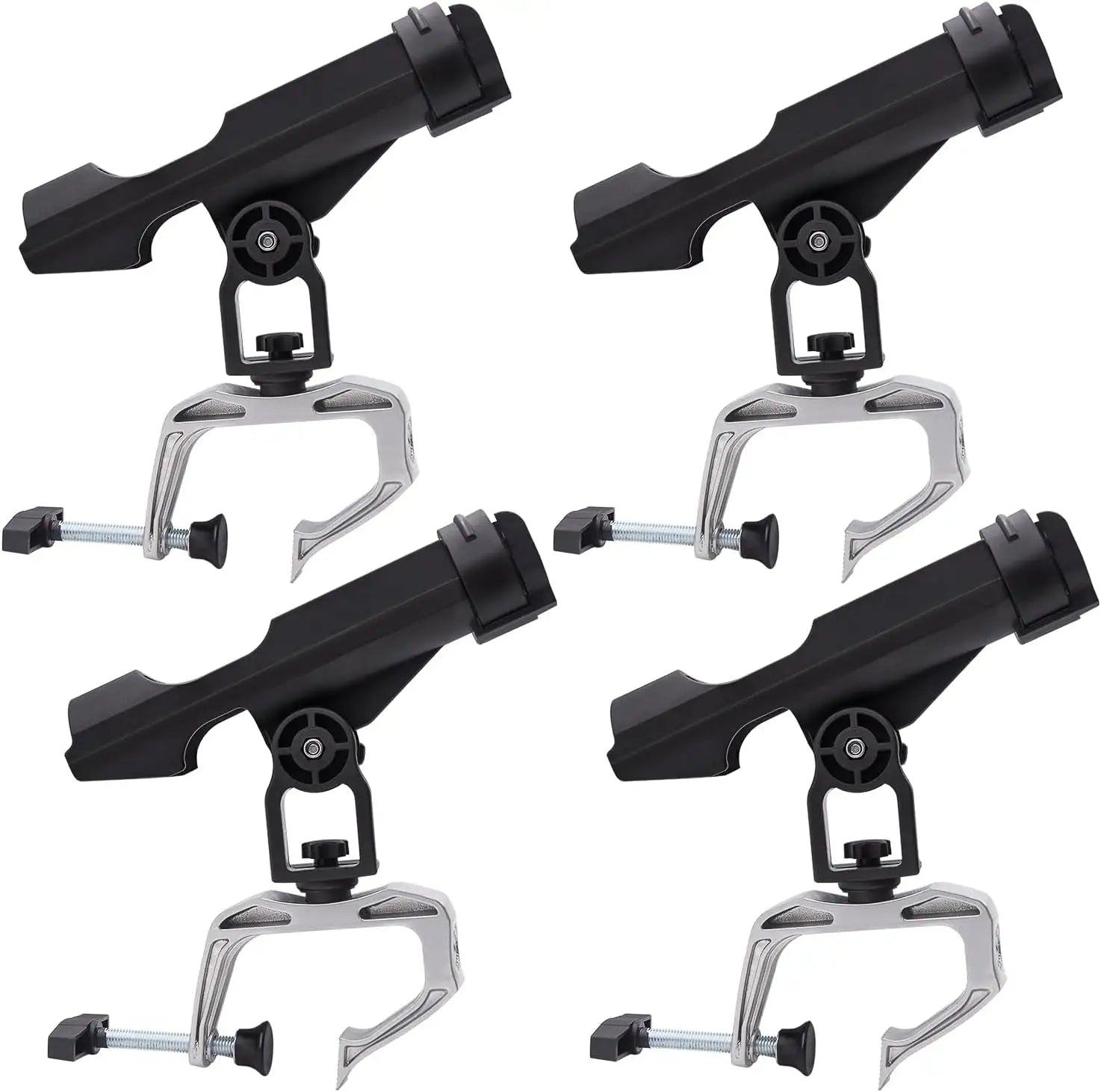 OEM Fishing Boat Rod Holder Fishing Rod Racks with 360 Degree Adjustable Large Clamp Racks Bracket for Kayak Canoe Raft Fishing B06