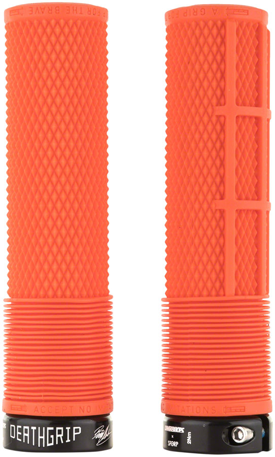 Dmr Brendog DeathGrip Grips Thick Flanged Lock On
