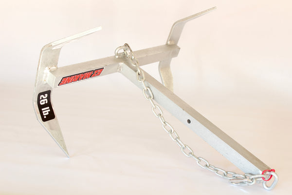 EZ Marine Fixed Boat Anchor w/Chain