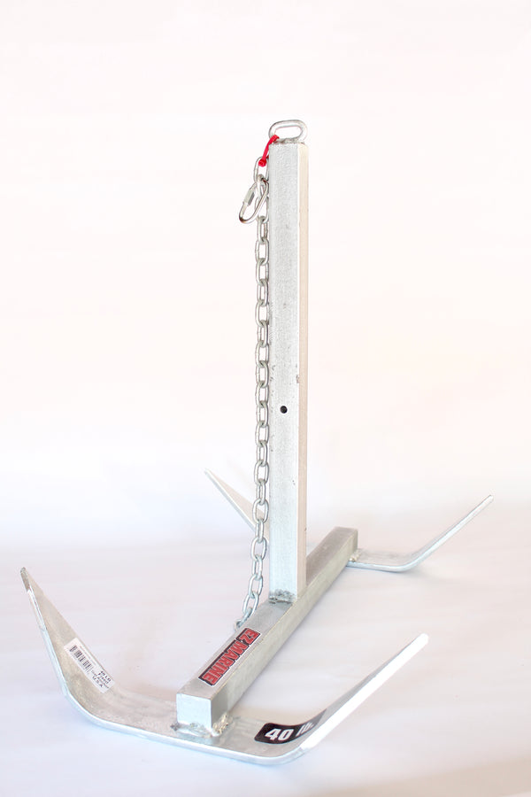 EZ Marine Fixed Boat Anchor w/Chain