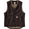 Carhartt Relaxed Fit Washed Duck Sherpa-Lined Vest Men's