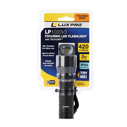 Luxpro Focusing LED Flashlight - 500 Lumen