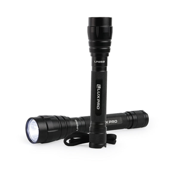 Luxpro LP252-2PK Convenient 2AA Flashlights 2-pack