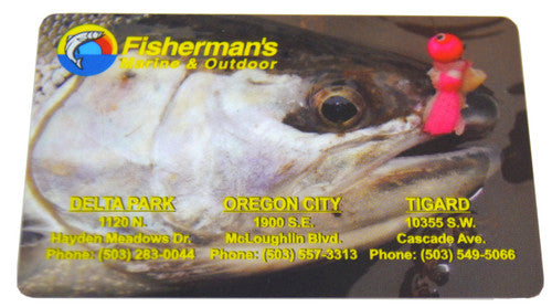 Fisherman's Marine Physical Gift Card