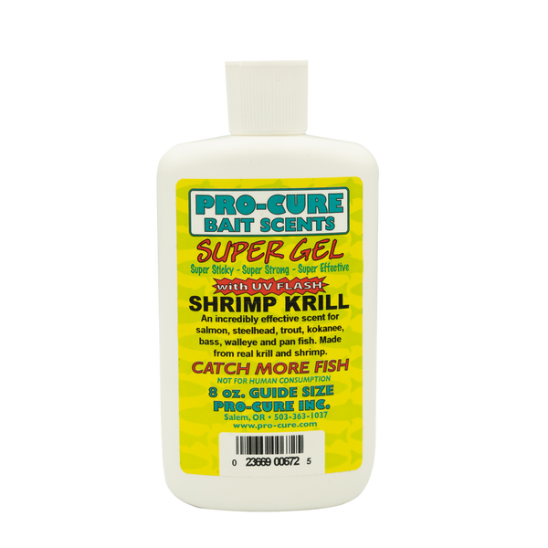 Pro-Cure Sand Shrimp Super Gel 8oz bottle