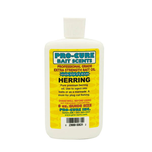 Pro-Cure Premium Grade 8 Oz Baitfish Oils & Uv Flash
