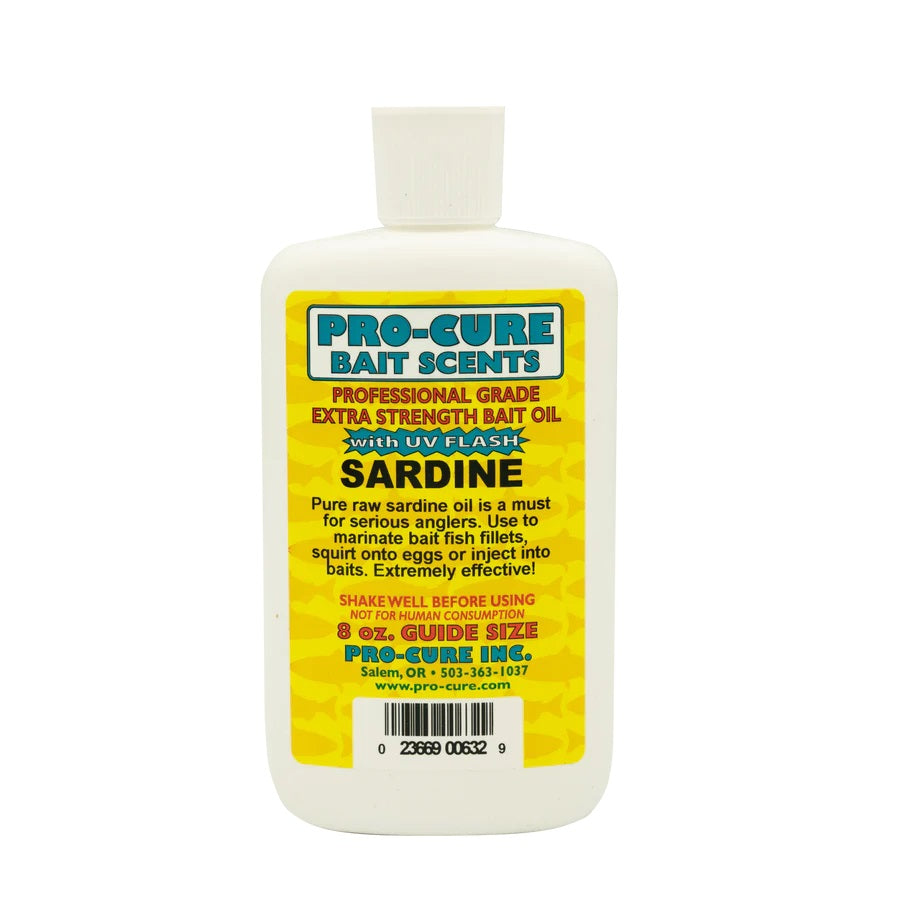 Pro-Cure Premium Grade 8 Oz Baitfish Oils & Uv Flash
