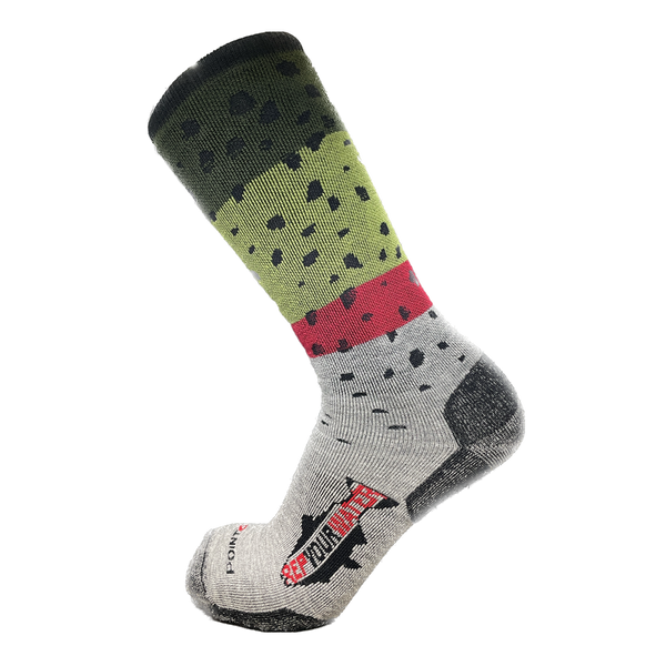 Rep Your Water Rainbow Trout Skin Socks