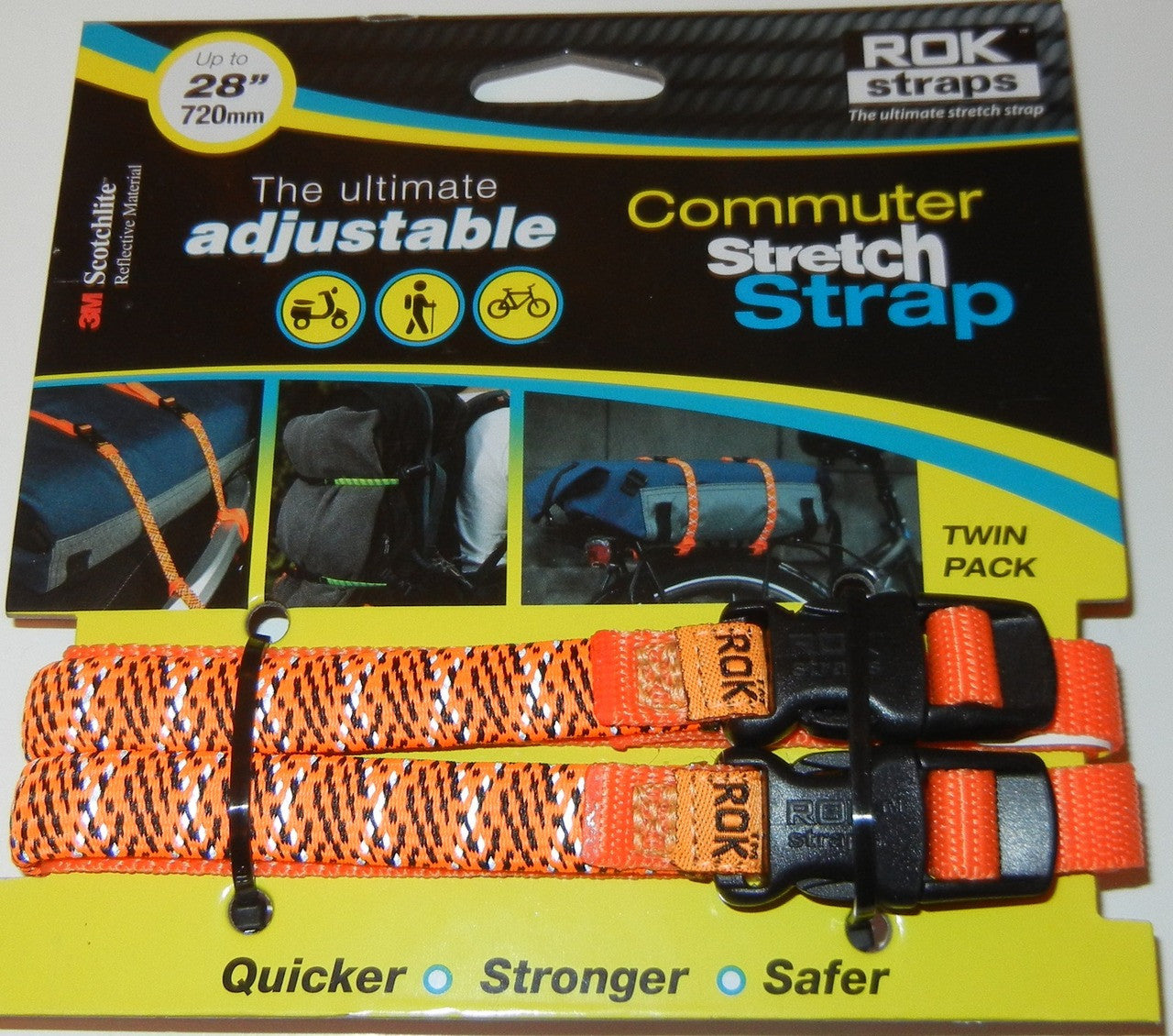 ROK Straps Adjustable Commuter Reflective Strap