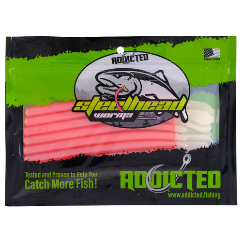Addicted Fishing 6" Steelhead Worms