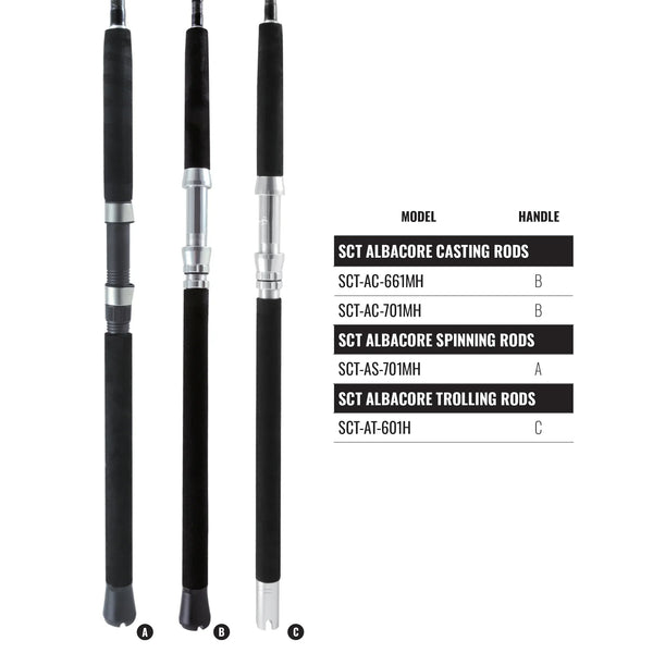 Okuma SCT-AT-601H Albacore Trolling Rod