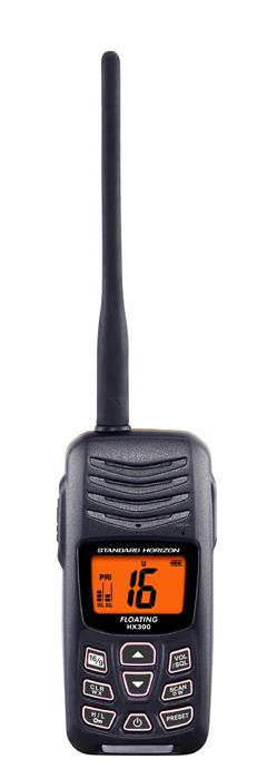 Standard Horizon HX300 5 Watt Floating Handheld VHF Radio