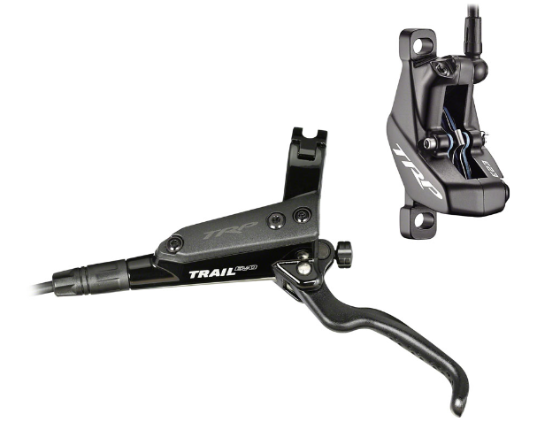 TRP Trail EVO Disc Brake and Lever - Front Hydraulic Post Mount Black