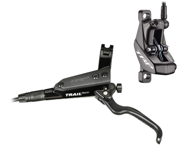 TRP Trail EVO Disc Brake and Lever - Front Hydraulic Post Mount Black