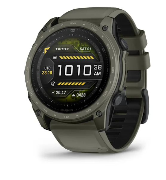 Garmin tactix 8 – 51 mm, AMOLED, Cerakote Coating Includes Applied Ballistics Ultralight Solver and Olive Drab Cerakote Coating