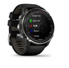 Garmin Descent Mk3i – 51 mm  Silver and Black PVD Titanium with Black/Pebble Gray Silicone Band