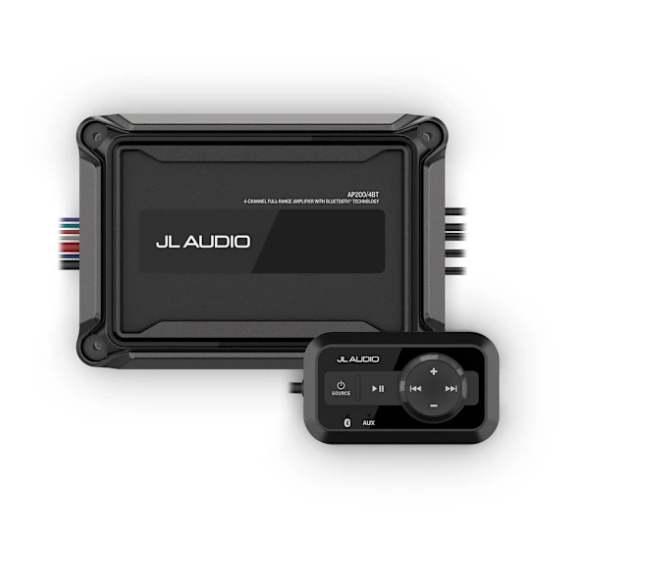 Garmin JL Audio AP Amplifier with Bluetooth Technology  4 Channel Compact Marine Amplifier