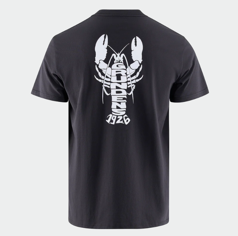 Grundens Salmon Eat Your Words HD Pocket Tee