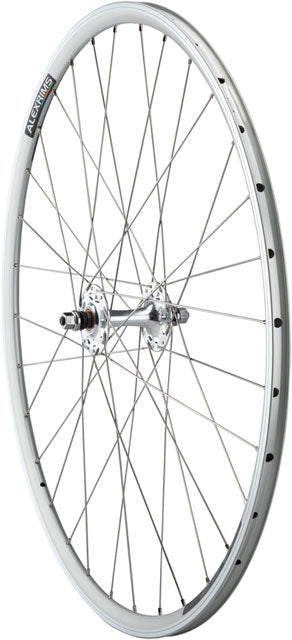Quality Wheels Value Double Wall Series Track Front Wheel - 700 9x1 Threaded x 100mm Rim Brake Clincher Cartridge