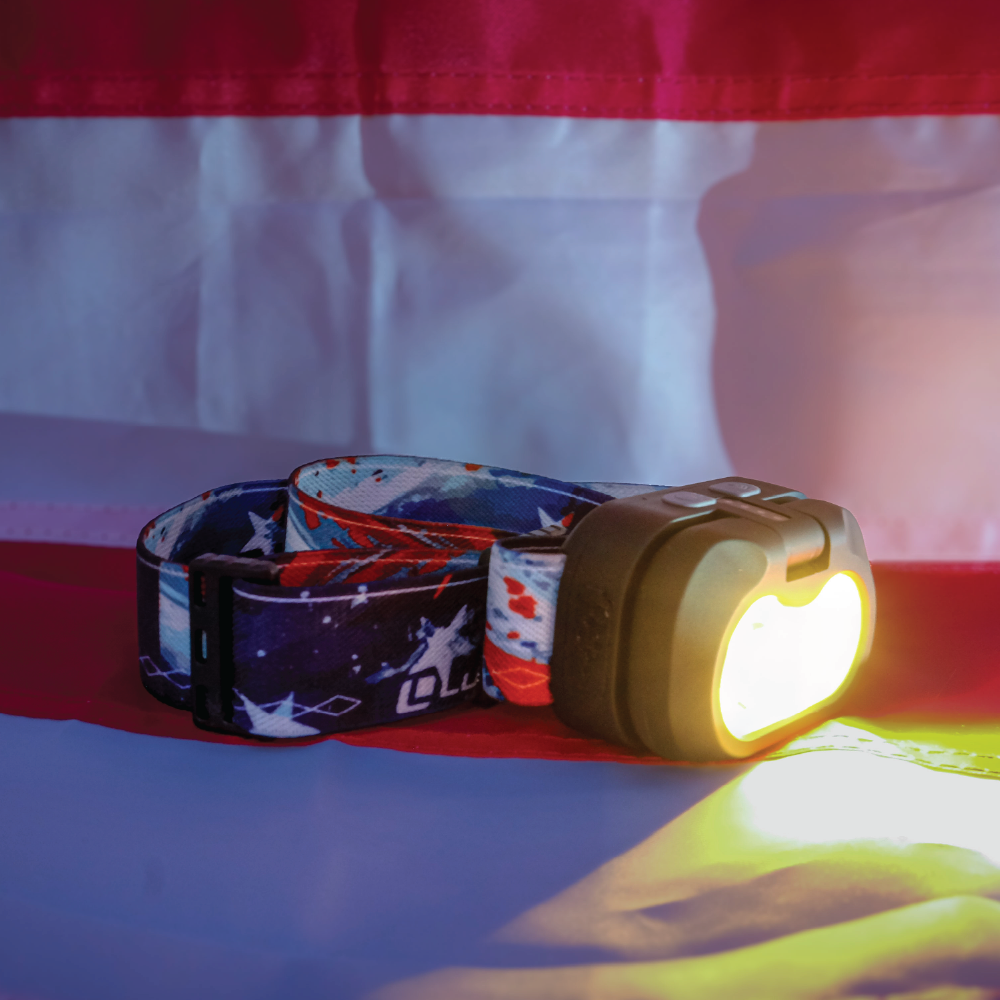 USA Series Rechargeable Flip-up Headlamp - 450 Lumens XP405US