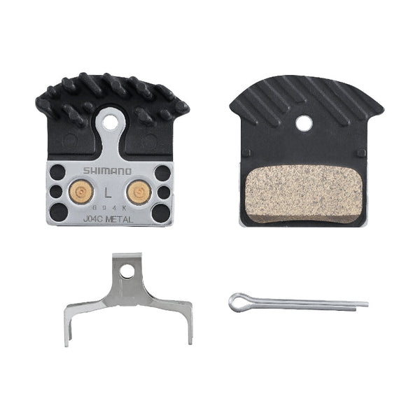 Shimano Pad Metal With Fin J04C-MF 1 Pair Disc Brake