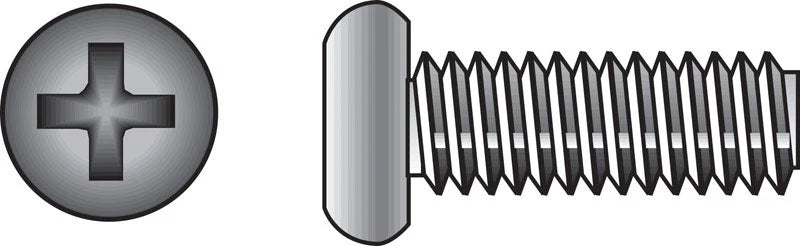 Hillman 18-8 Stainless Steel Pan Head Phillips Machine Screw 1/4
