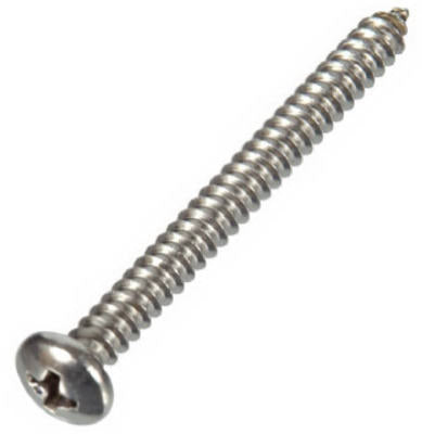 Hillman Stainless Steel Sheet Metal Screws No. 14 X 1 
