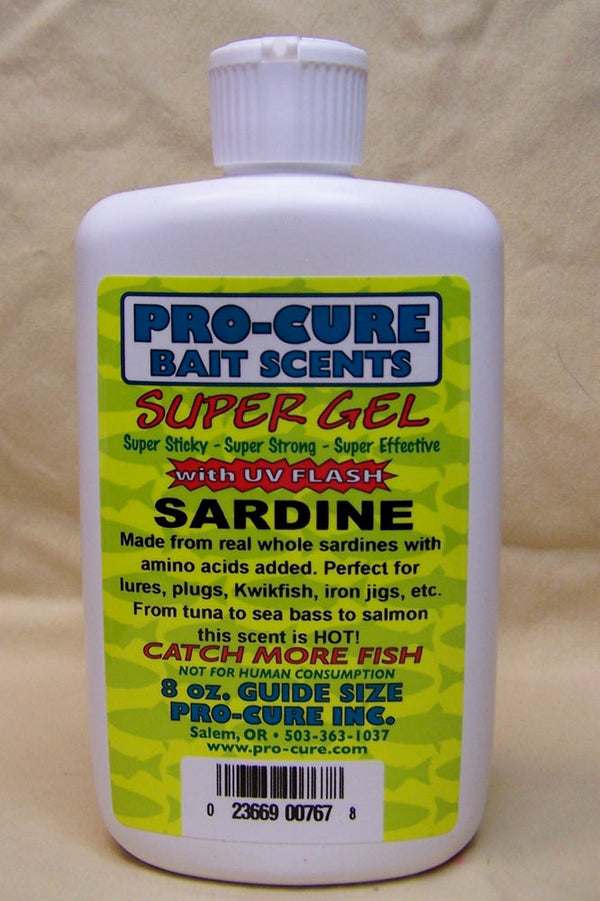 Pro-Cure Super Gel High Performance 8 Ounce Bait Scents & Uv Flash