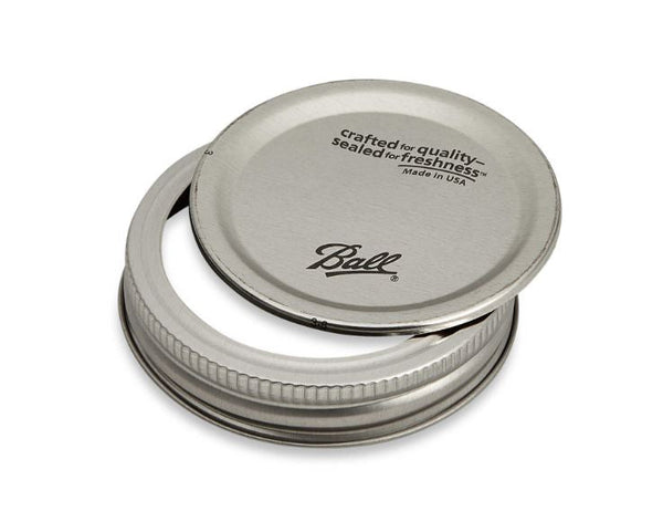 Ball Wide Mouth Mason Jar Metal Lids & Bands