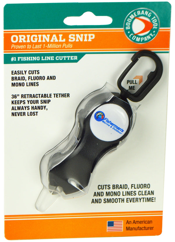 Boomerang Tool Fisherman'S Logo Braided Fishing Line Snipper