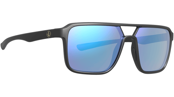 Leupold Bridger Sunglasses Dark Gray Frame Blue Mirror Lens 182674