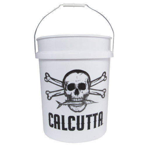 Calcutta CB-W 5 Gallon Bucket White with logo