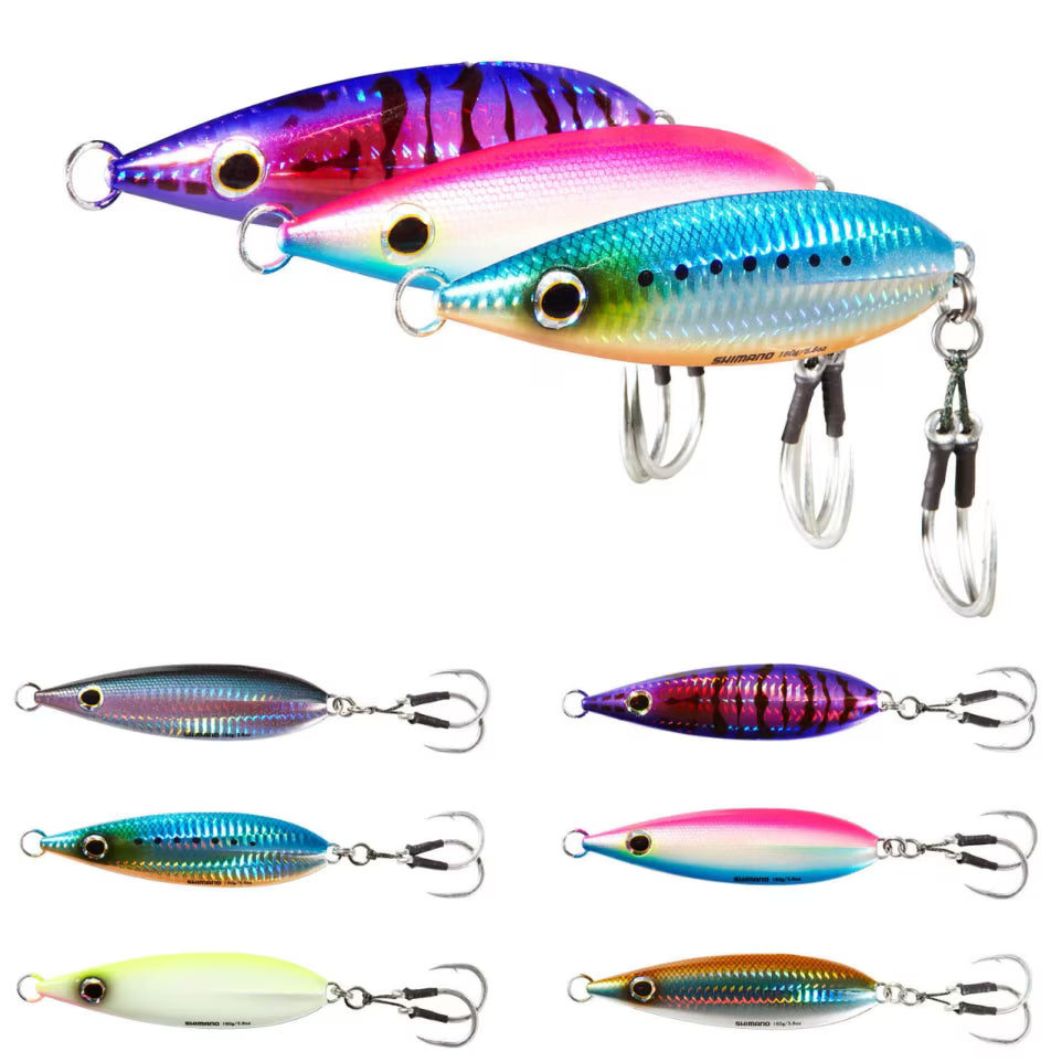Shimano Btfly Flat-Side 168G Zebra Glo