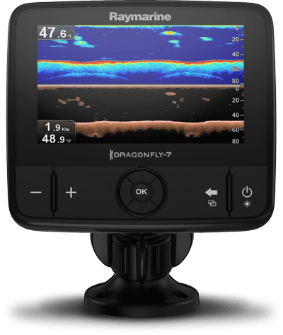 Raymarine Dragonfly 7PRO Fishfinder and Chartplotter - with Navionics+ Charts