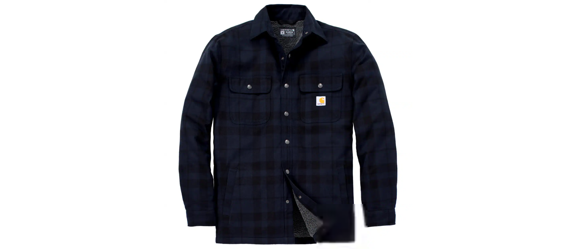 Carhartt Relaxed Fit Flannel Sherpa-Lined Shirt Jacket Men's