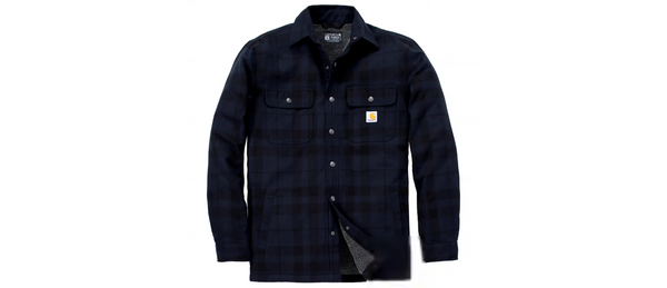 Carhartt Relaxed Fit Flannel Sherpa-Lined Shirt Jacket Men's
