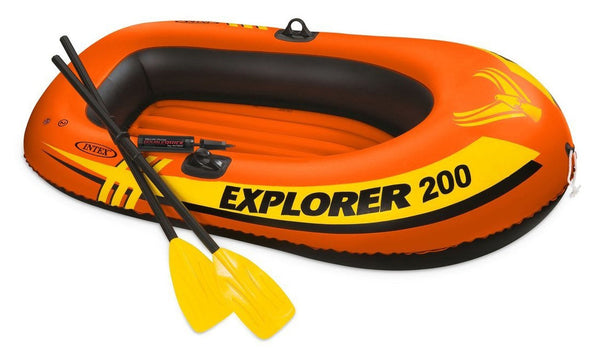 Intex Explorer 200 2 Person Inflatable Boat Set