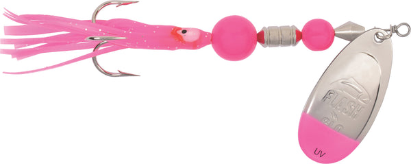 XXB Yakima Bait Flash Glo UV Casting Squid Spinner 6