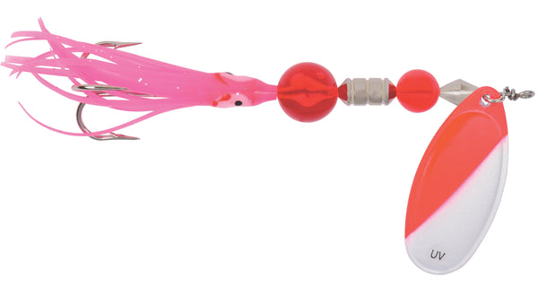 XXB Yakima Bait Flash Glo UV Casting Squid Spinner 7